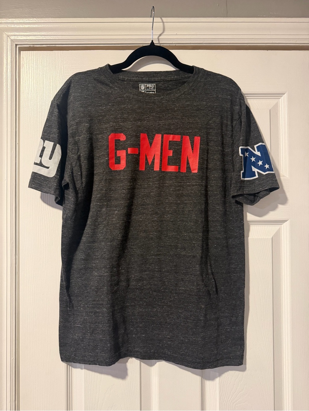 NFL Pro Line Fanatics New York Giants G-Men Men's Custom T-Shirt Size M EUC